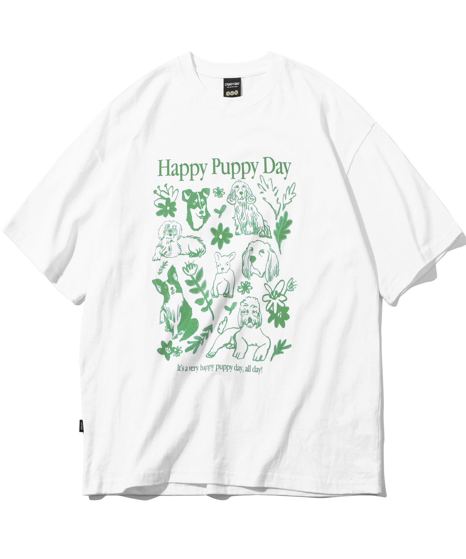 【CPGN STUDIO】HAPPY PUPPY Short Sleeve T-shirt MUSINSA | CPGN STUDIO [#20] HAPPY PUPPY Short Sleeve T-shirt