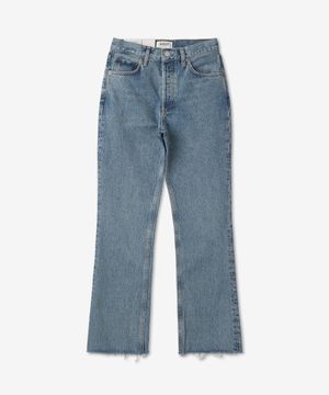 미드라이즈 릴렉스 부츠 데님 팬츠 - 미디움 블루 / A180C1206STIC