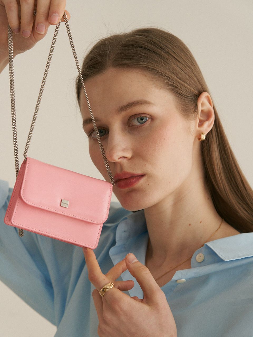 ★DE MERIEL★ Volume Wallet BagCandy Pink VOLUME WALLET MUSINSA | DEMERIEL Volume Wallet Bag_Candy Pink