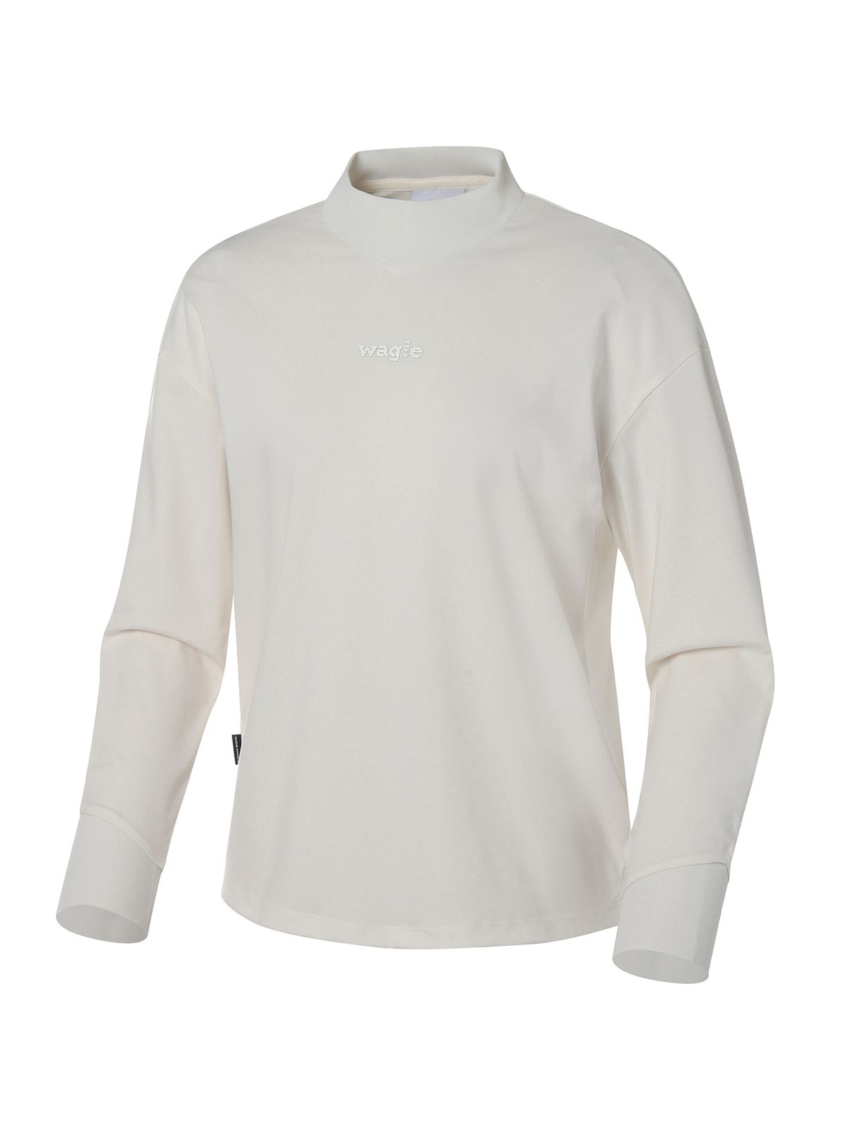와이드앵글(WIDEANGLE) WG 에센셜 롱슬리브 라운드 티셔츠 L_Light Beige