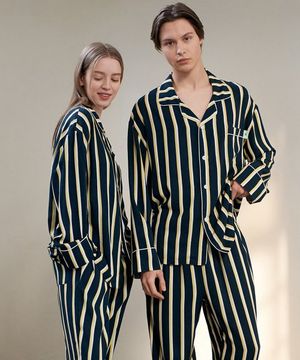 커플 데니 파자마 세트