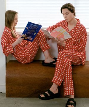 커플 르네 파자마 세트