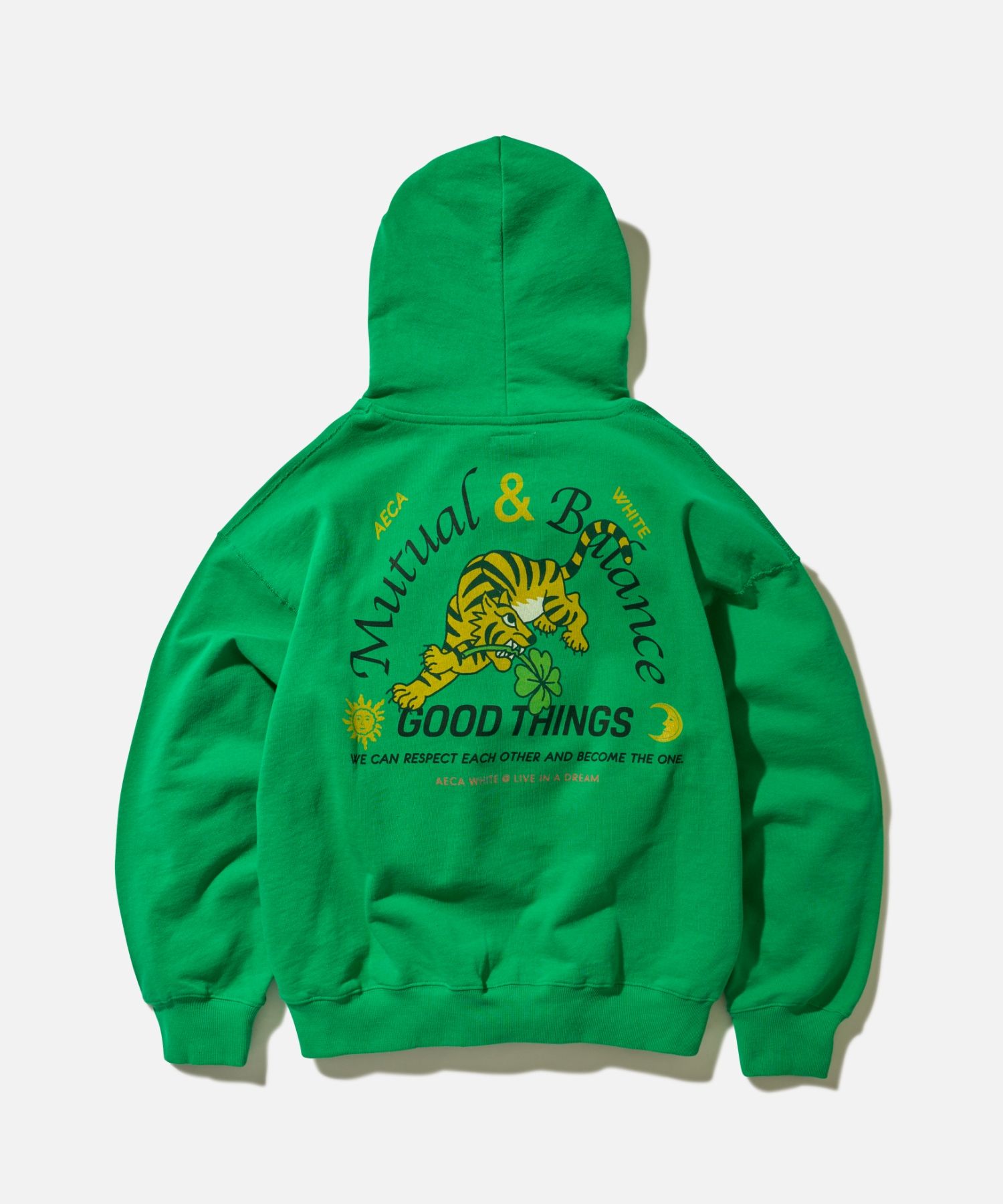 パーカー・フーディ AECA WHITE A HEAVY LOOP HOODIEDARK GREEN MUSINSA | AECA WHITE CLOVER TIGER HEAVY LOOP HOODIE-GREEN