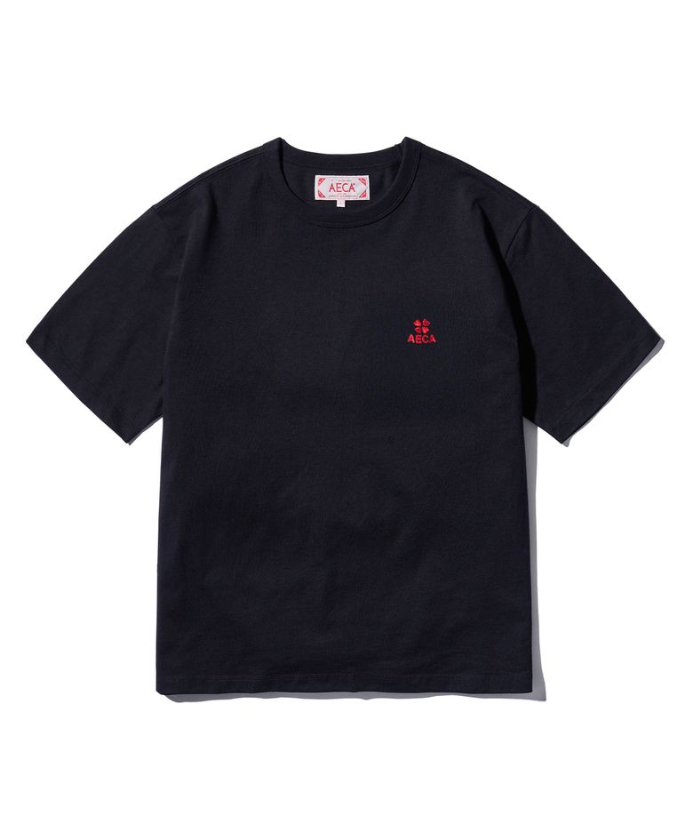 EVERYDAY AECA CLOVER HALF SLEEVE TEE-BLACK