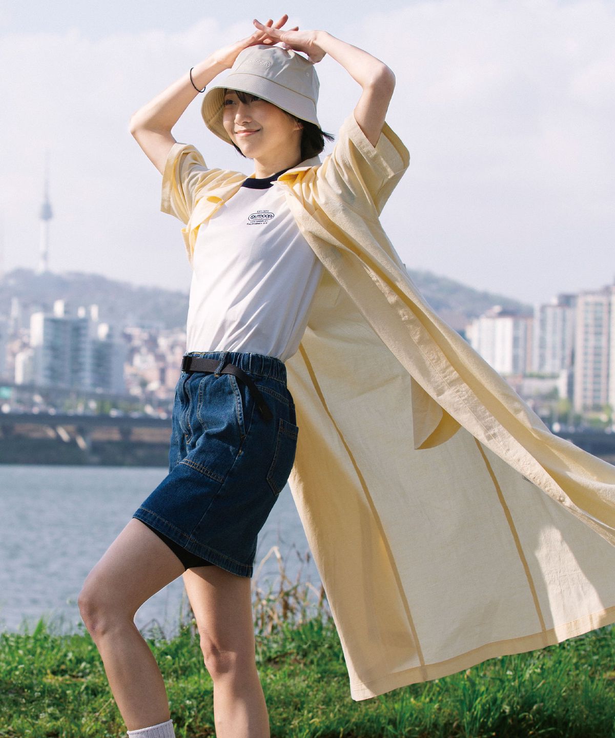 아웃도어 프로덕츠(OUTDOOR PRODUCTS) 여성 셔츠 원피스  WOMENS SHIRT ONEPIECE