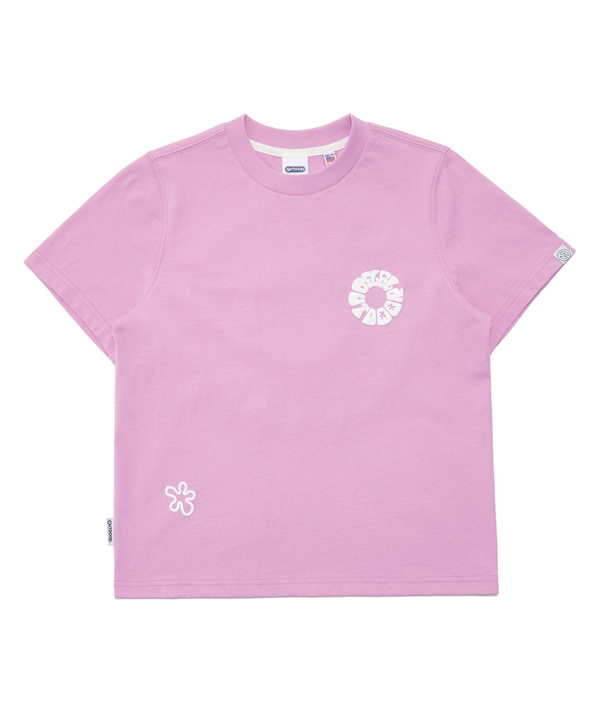 아웃도어 프로덕츠(OUTDOOR PRODUCTS) 여성 히피 플라워 티셔츠 WOMENS HIPPIE FLOWER T-SHIRT
