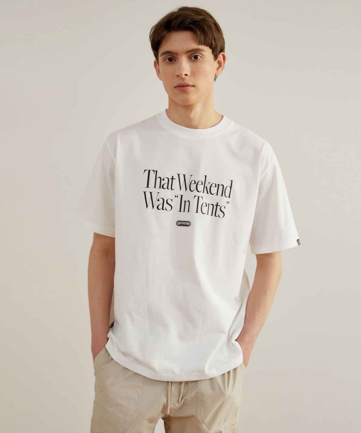 아웃도어 프로덕츠(OUTDOOR PRODUCTS) 캠핑 문구 티셔츠 CAMPING QUOTE T-SHIRT