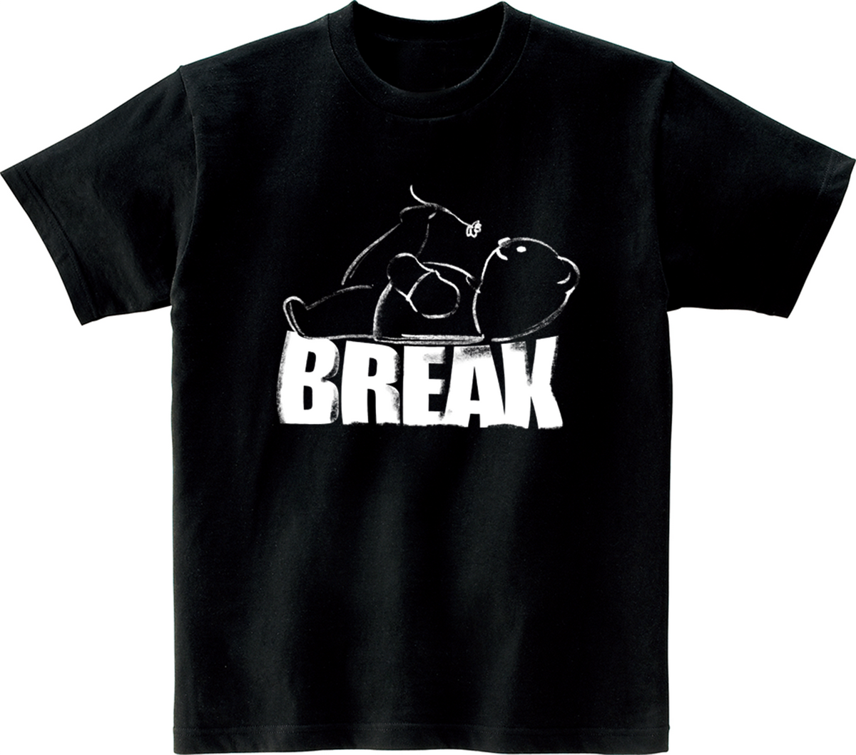 어썸어스(AWESOMEUS) (23SS)Break Bear 반팔 티셔츠 블랙