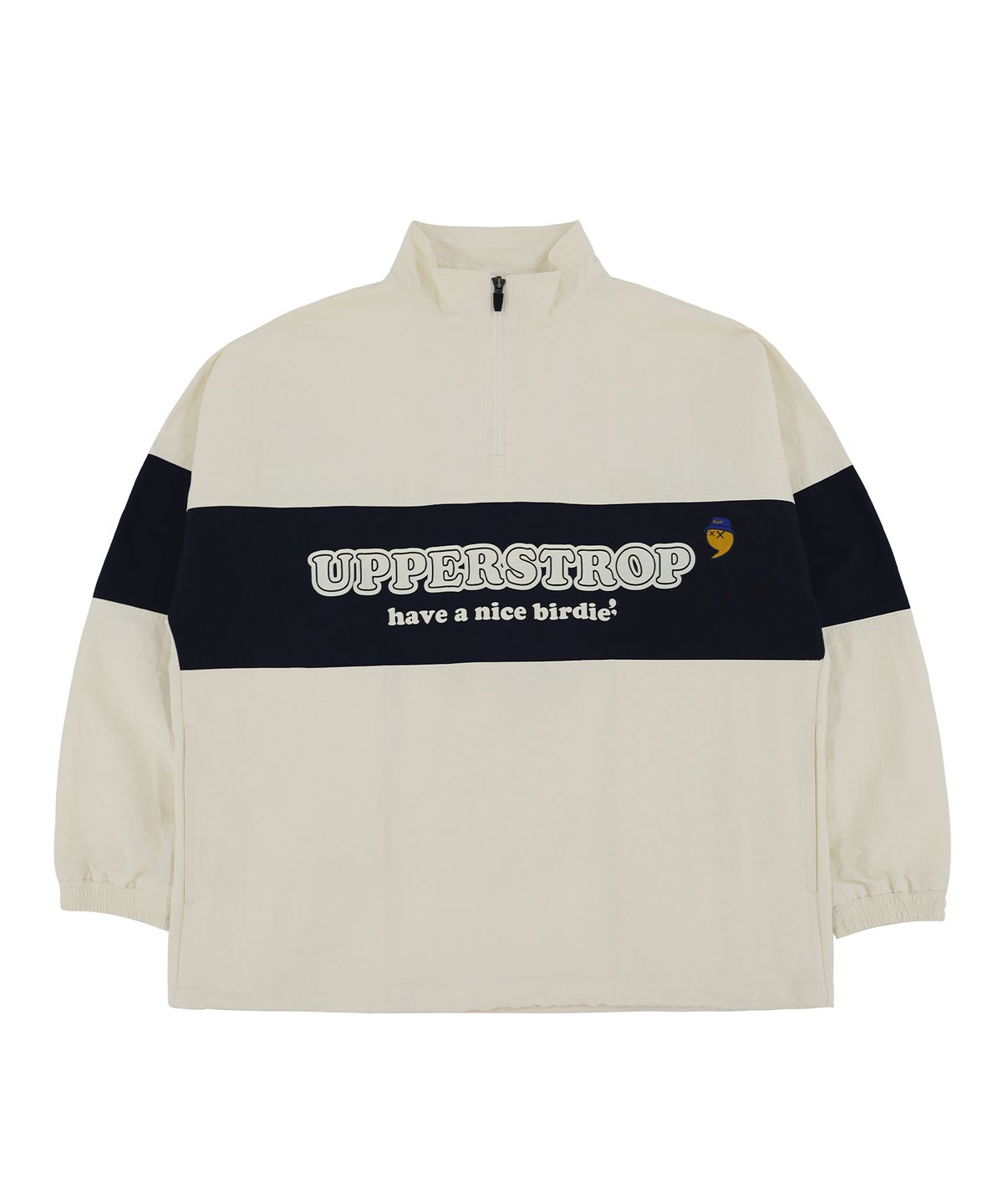 어퍼스트롭 골프(UPPERSTROP GOLF) [UP3033] UPST GOLF 빅 로고 아노락 자켓 아이보리