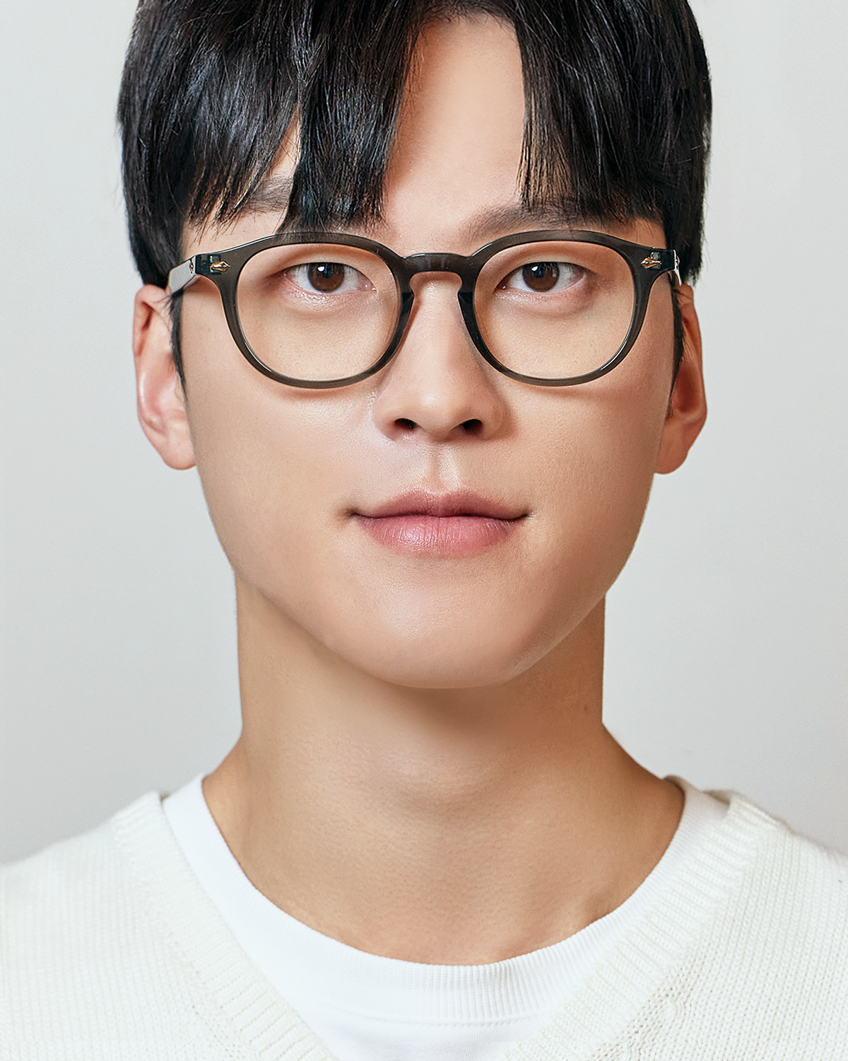 모던아이웨어스튜디오(MODERN EYEWEAR STUDIO) LEV - Khaki (블루라이트 차단 안경)