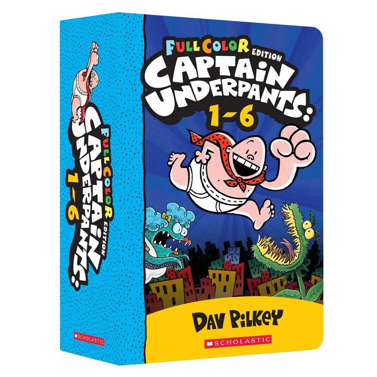 언어세상(LANGUAGE WORLD) Captain Underpants #1~#6 Box Set (Color Edition)
