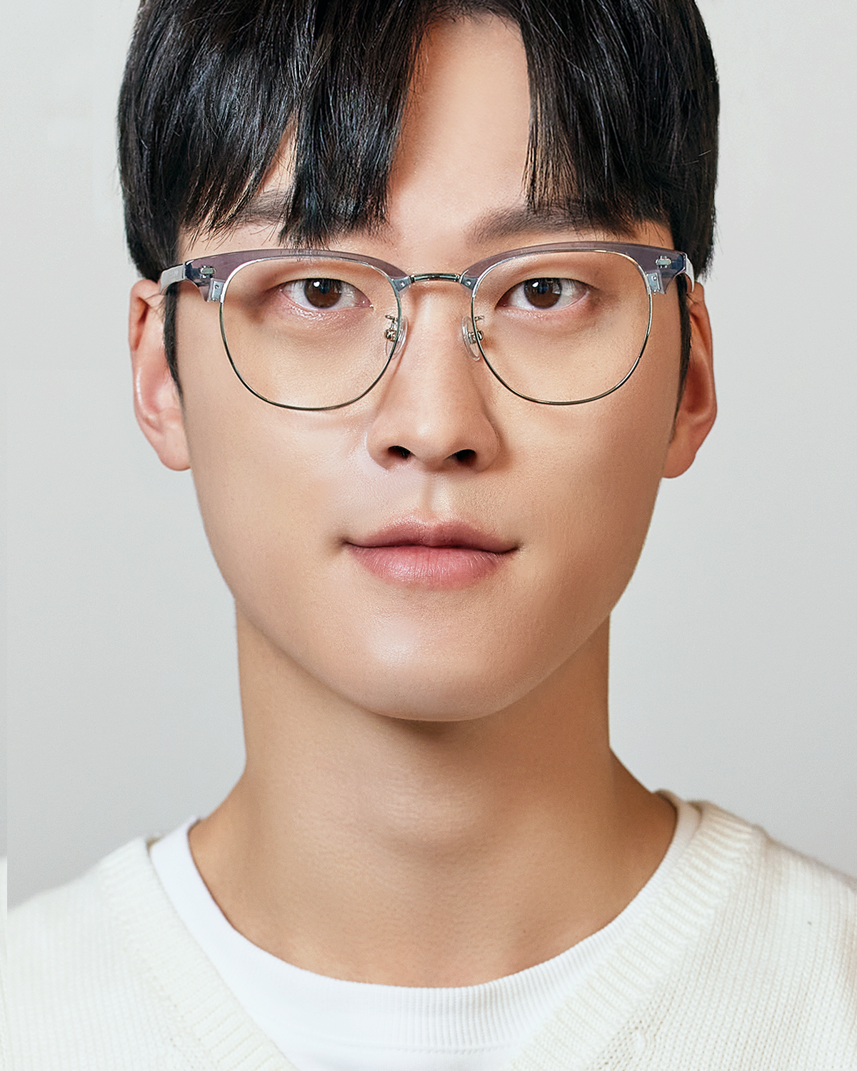 모던아이웨어스튜디오(MODERN EYEWEAR STUDIO) IRIS - Gray (블루라이트 차단 안경)