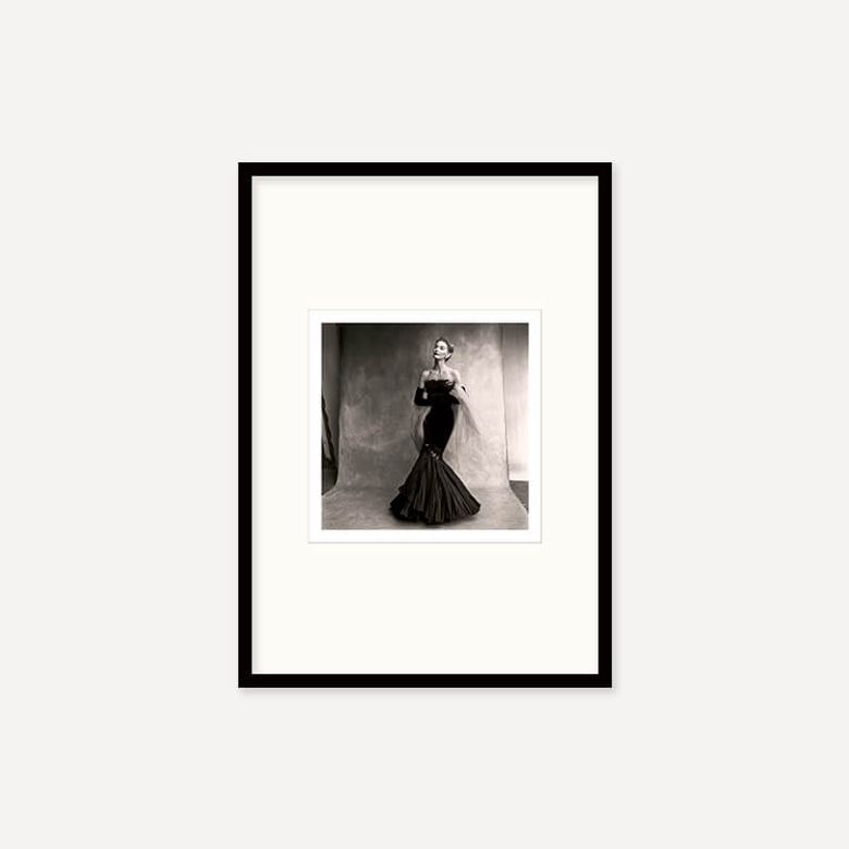 어빙 펜 Rochas Mermaid Dress (Lisa Fonssagrives-Penn), 1950 (액자 포함)