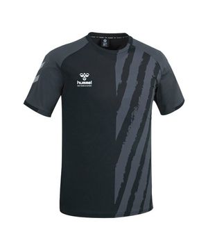 기능성 그래픽 반팔티 - 블랙 (HM-2859)