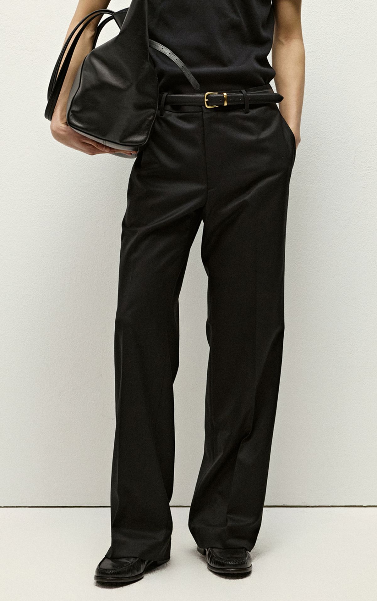 세비지(SAVAGE) Bootcut Trousers - Black