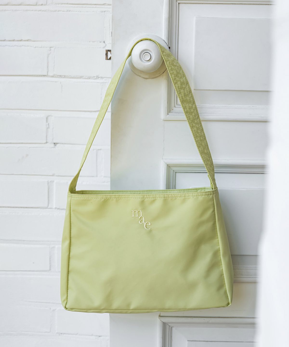 무쿠앤에보니(MUCU AND EBONY) Comfy Bag _ Lime