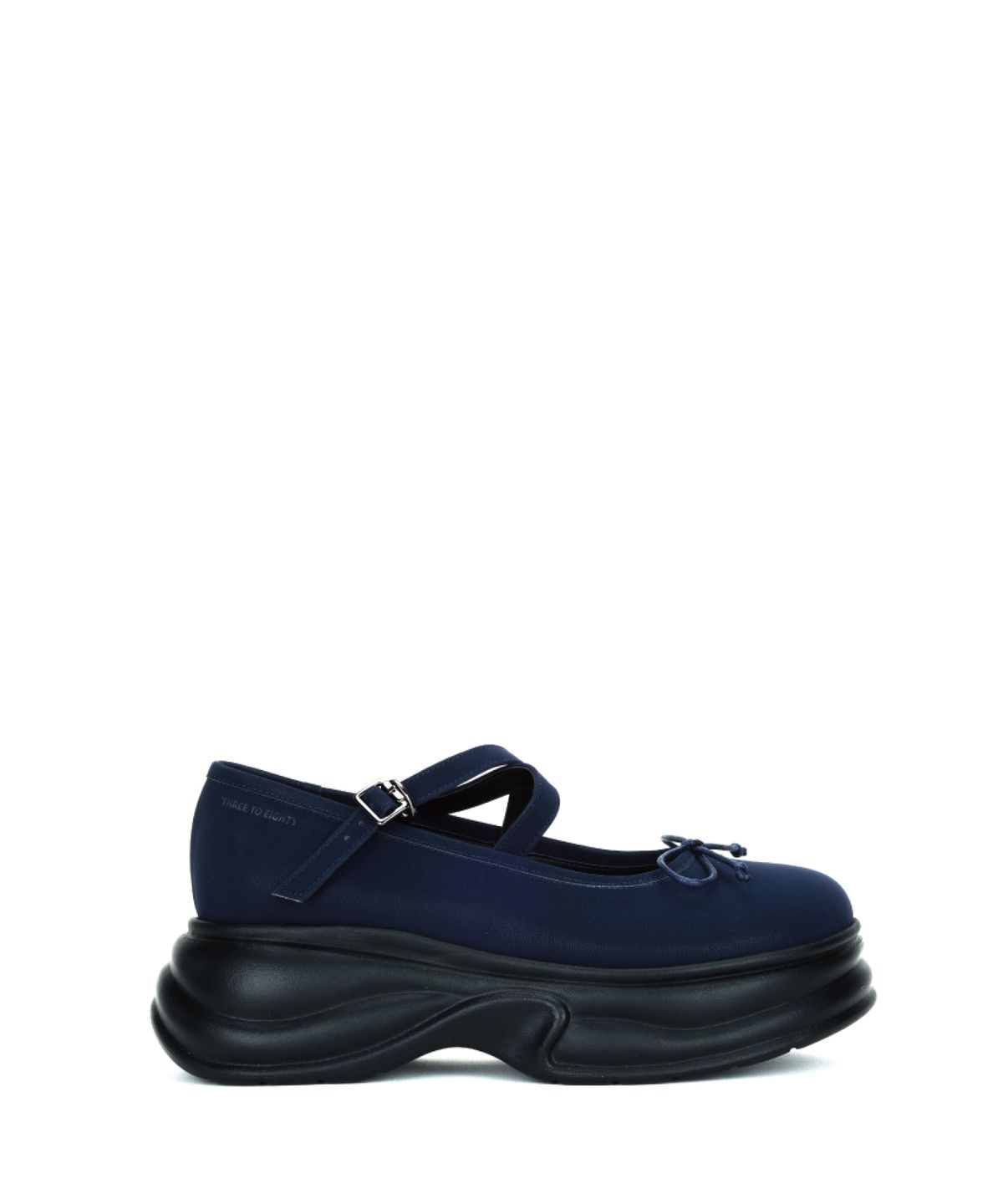 쓰리투에이티(THREE TO EIGHTY) STRAP MARY JANE PLATFORM (NAVY)