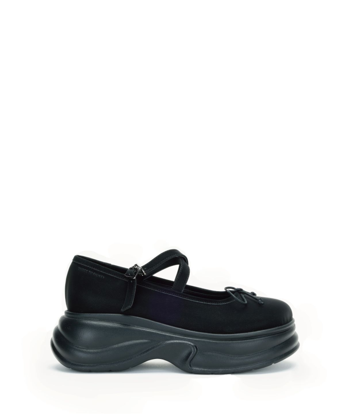 쓰리투에이티(THREE TO EIGHTY) STRAP MARY JANE PLATFORM (BLACK)