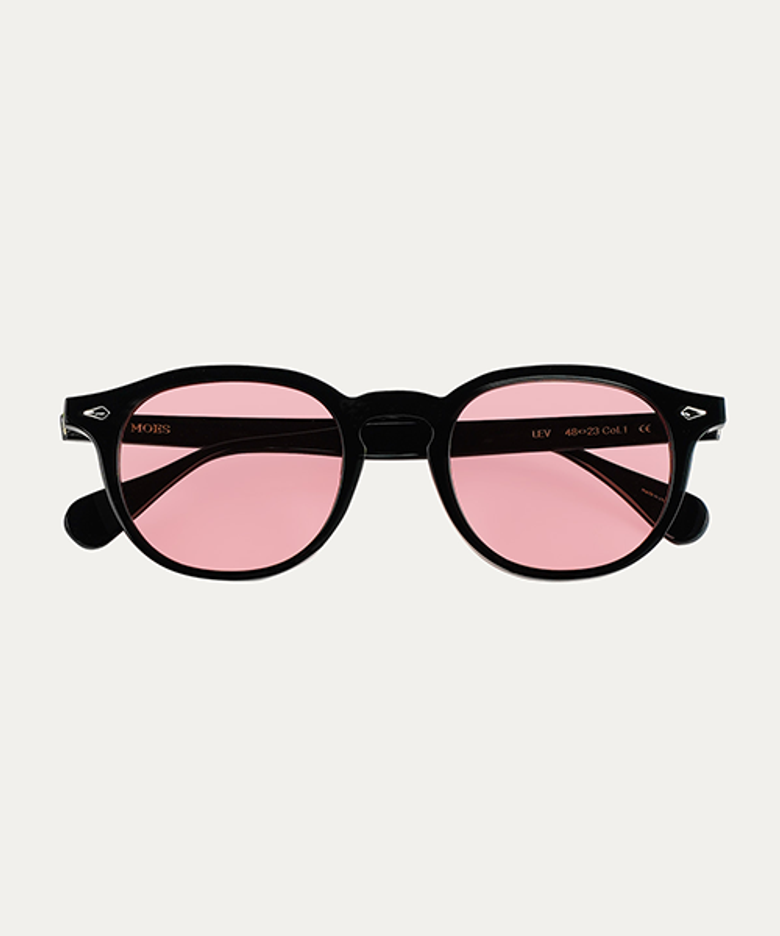 LEV - BLACK / PINK TINT