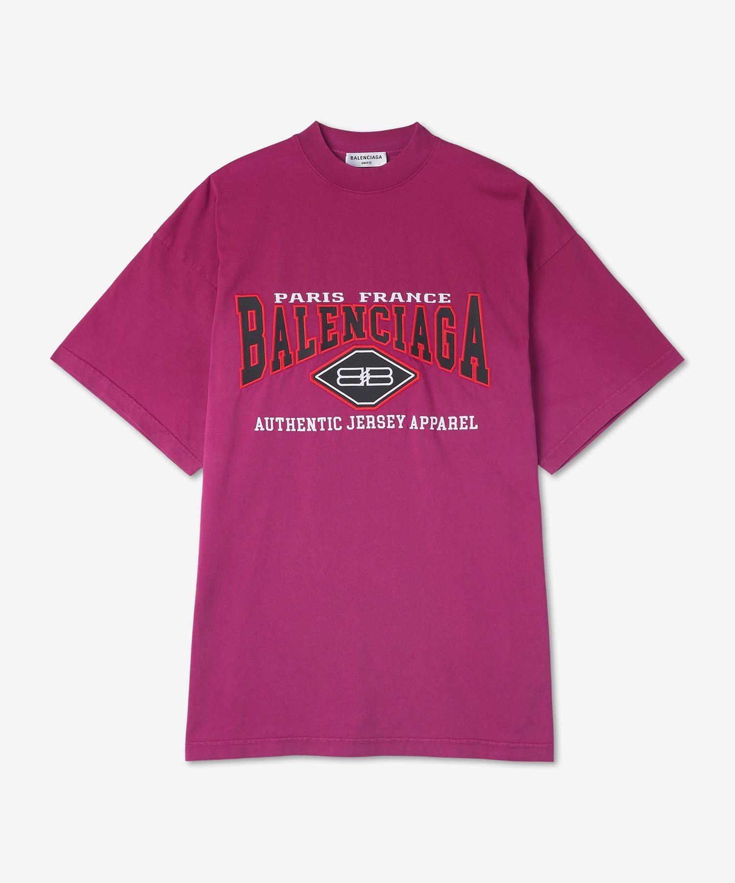 MUSINSA | BALENCIAGA Public Embroidered Logo Short Sleeve T