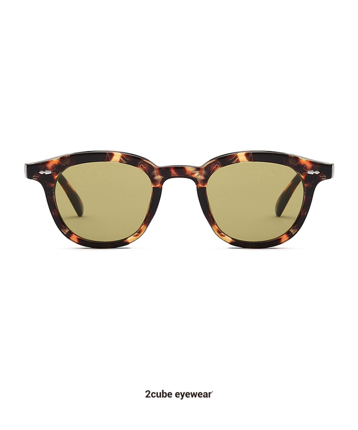 투큐브(2CUBE) HALF DIA SUGNLASSES(LEOPARD)