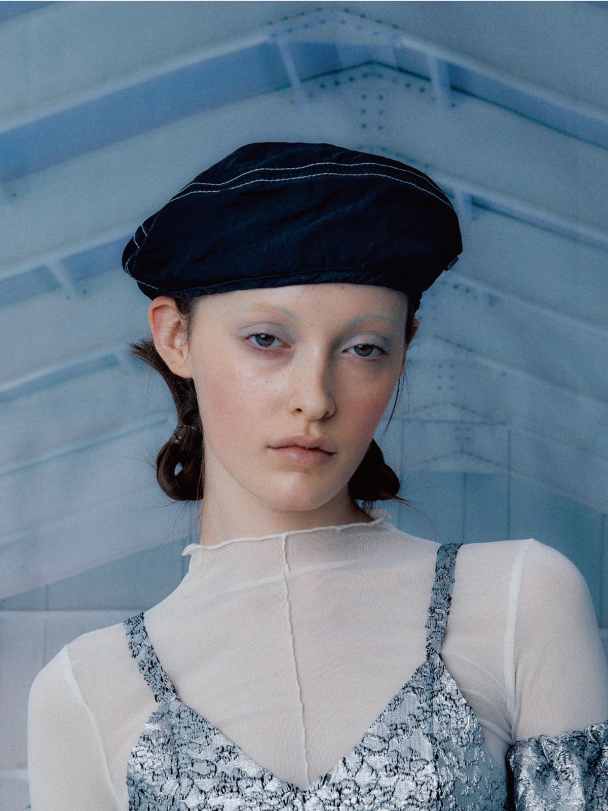 포에지담(POESIEDAME) PARACHUTE BERET IN BLACK