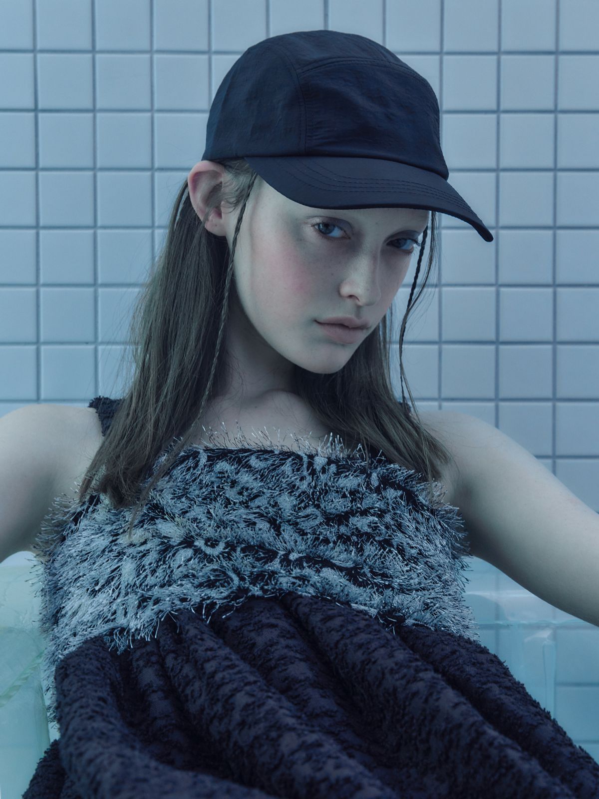 포에지담(POESIEDAME) PARACHUTE CAP IN BLACK