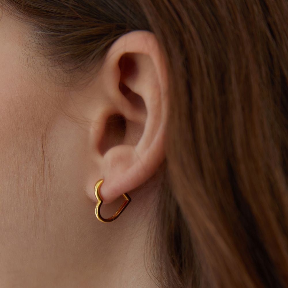 イヤリング TATIANA Silver 925 Love It Hoop Earrings EC1981 MUSINSA公式 | TATIANA (Silver 925) Love It Hoop Earrings EC1981