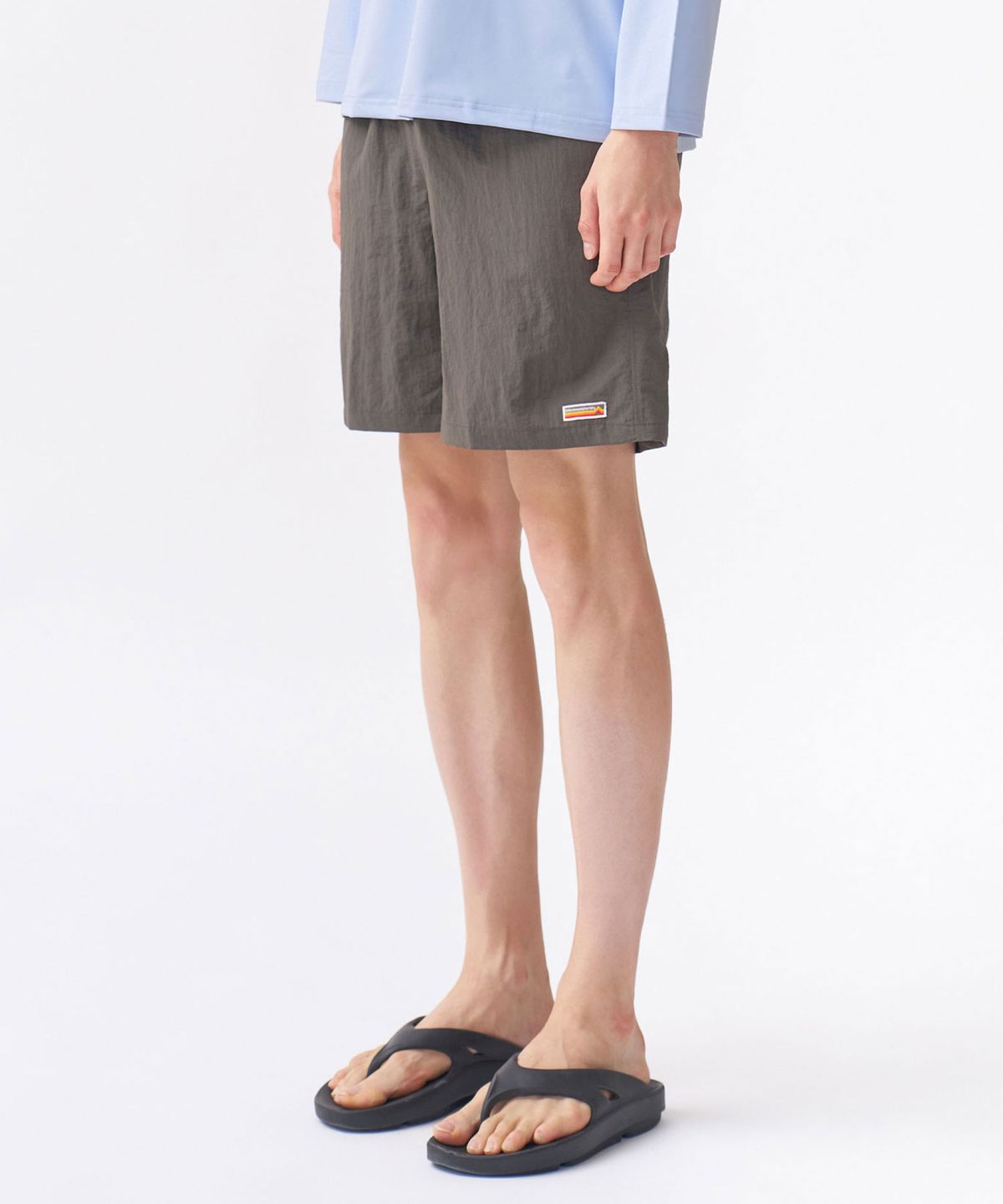블랙몬스터핏(BLACK MONSTER FIT) 워셔 쿨링 우븐 쇼츠 (CHARCOAL) / BM220827