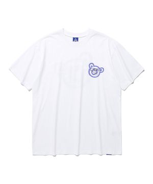 BEAR&SMILEY TEE_WHITE(IK2DMMT501A)