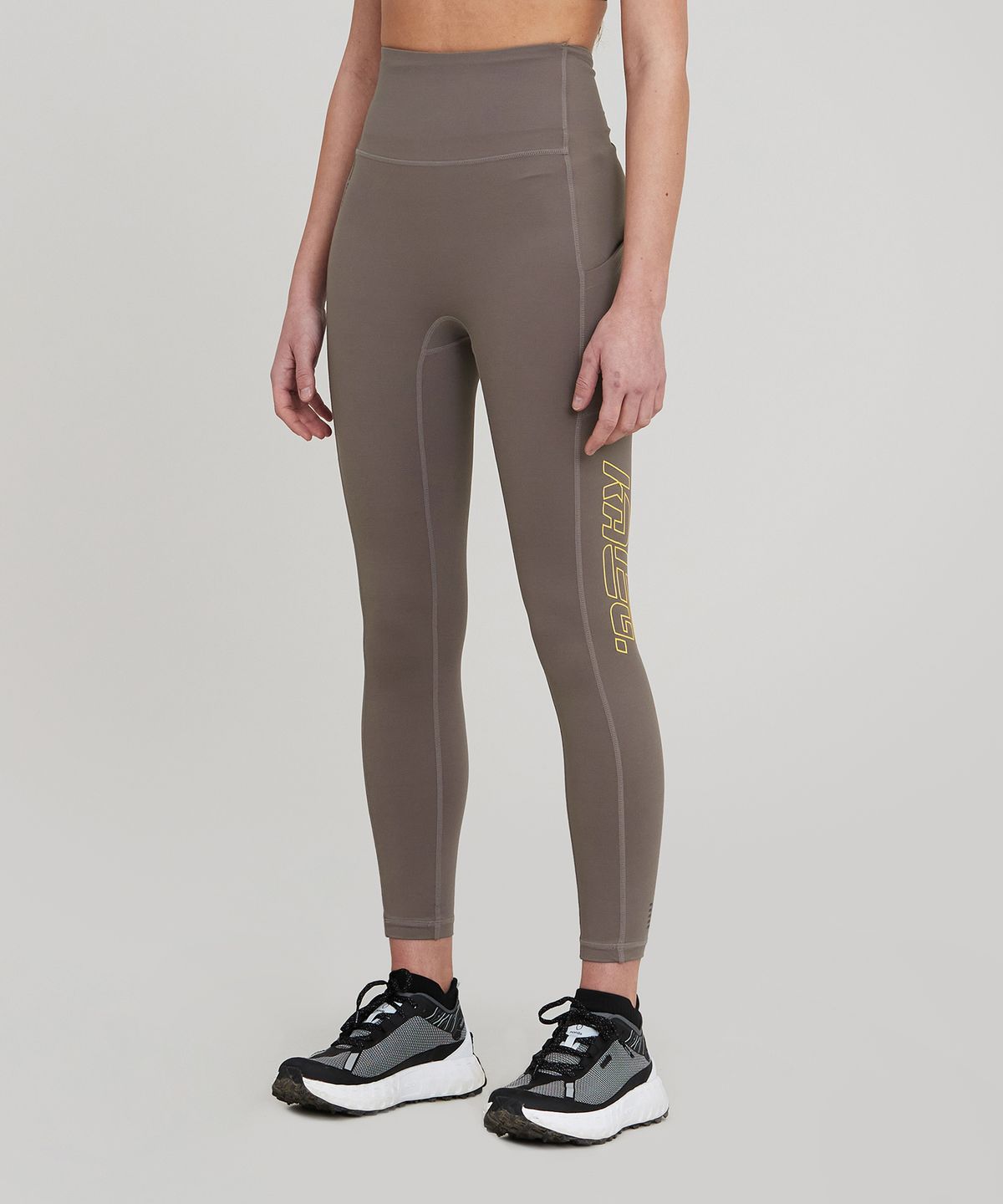 칼렉(KALEG) WOMENS BALANCE TIGHTS_DARK BIEGE