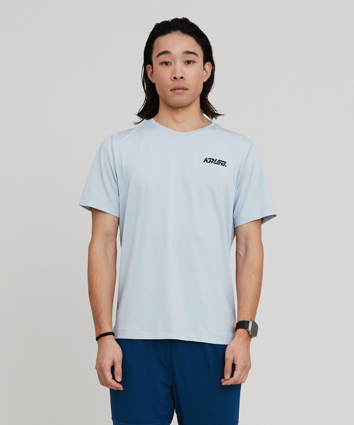 칼렉(KALEG) MENS PACER T SHIRTS (ATHLETIC)_LIGHT GREY