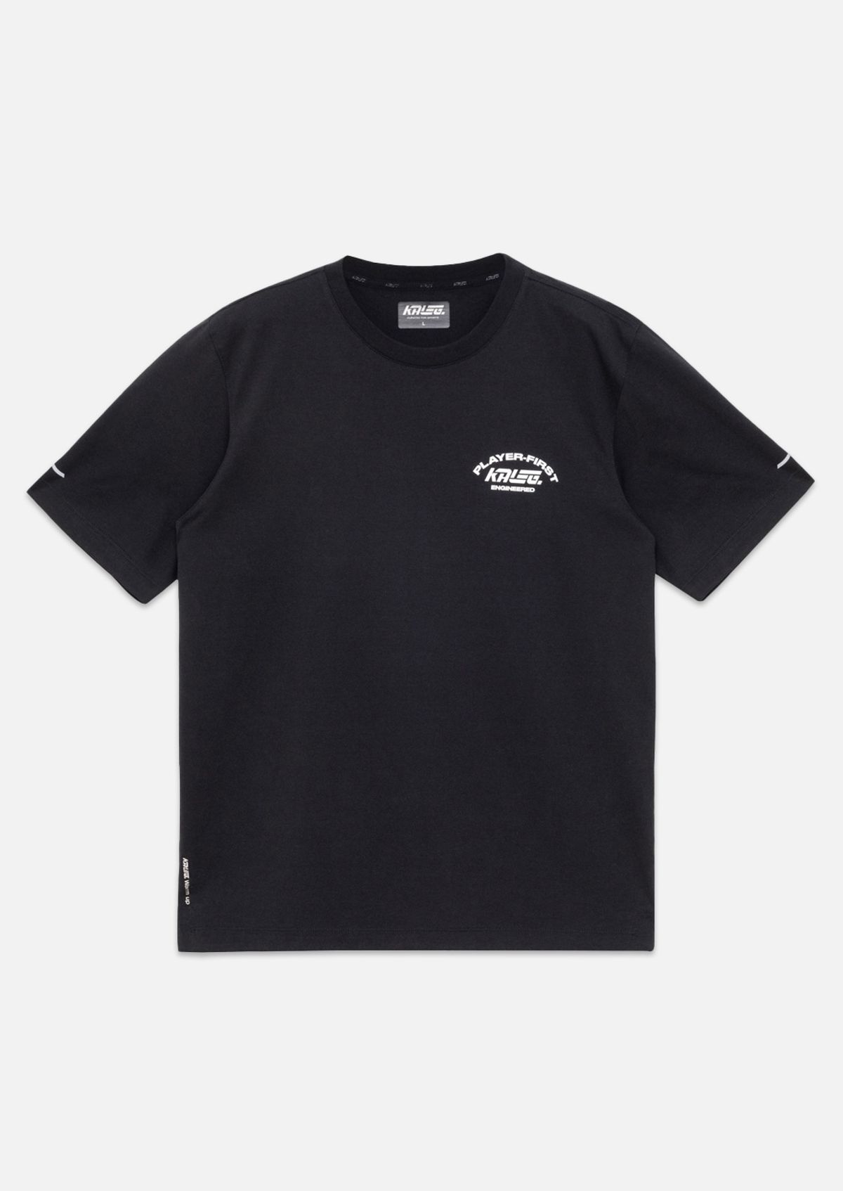 칼렉(KALEG) MENS WARM UP T SHIRTS (WIDE)_BLACK