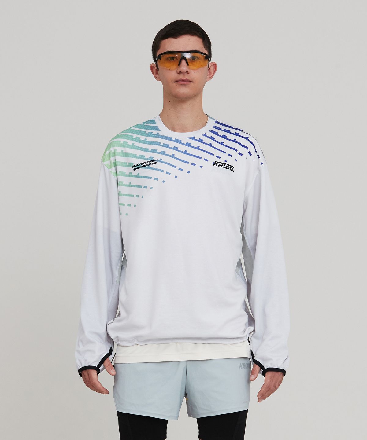 칼렉(KALEG) MENS 360° VENT LONG SLEEVE T SHIRTS_LIGHT GREY