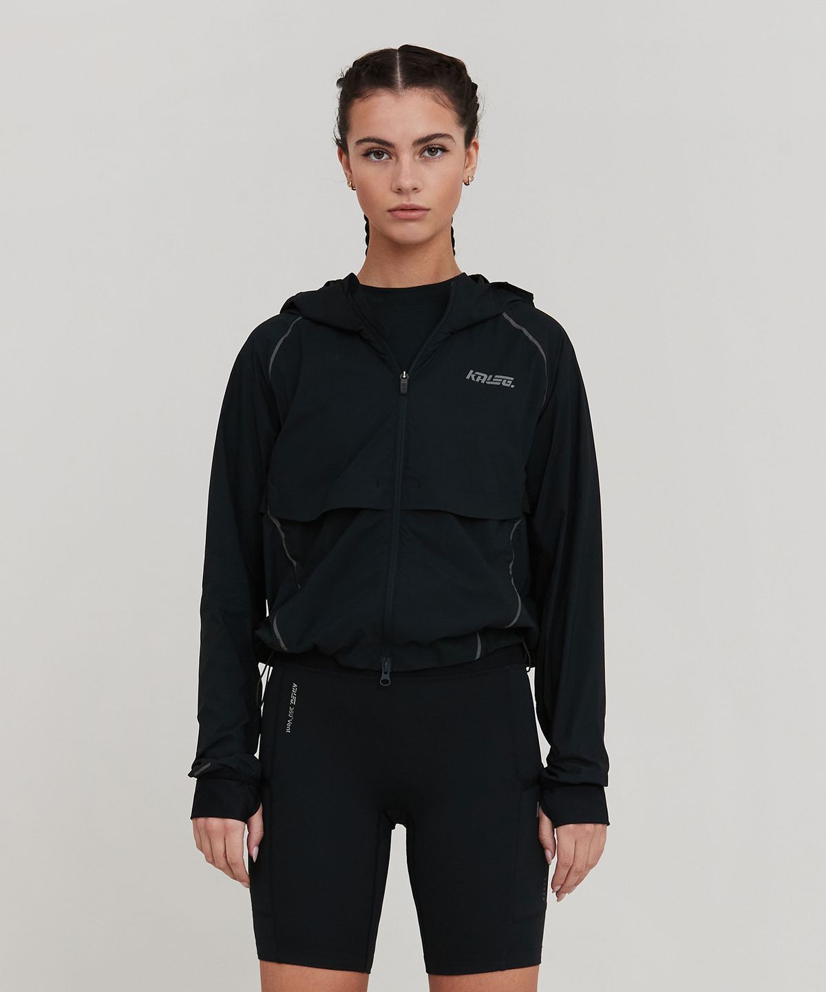 칼렉(KALEG) WOMENS 360° VENT WIND JACKET_BLACK