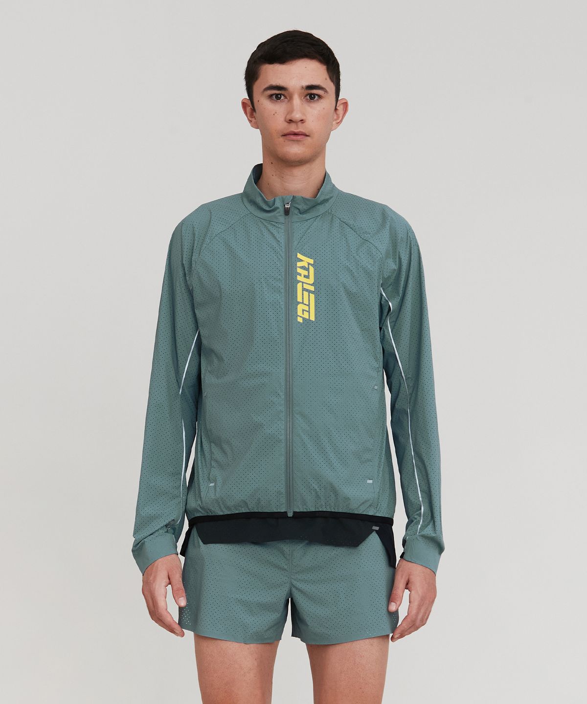 칼렉(KALEG) MENS AIR BLADE WIND JACKET (ATHLETIC)_BLUE GREY