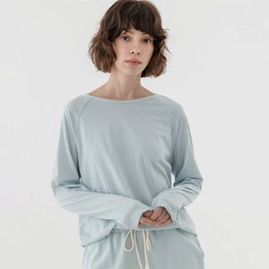 마리아 나그랑 여성 긴팔 티셔츠 인디블루