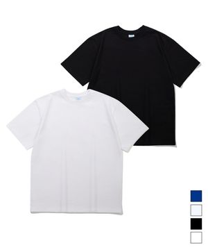 [2PACK]베이직 쿨 코튼 오버핏 반팔