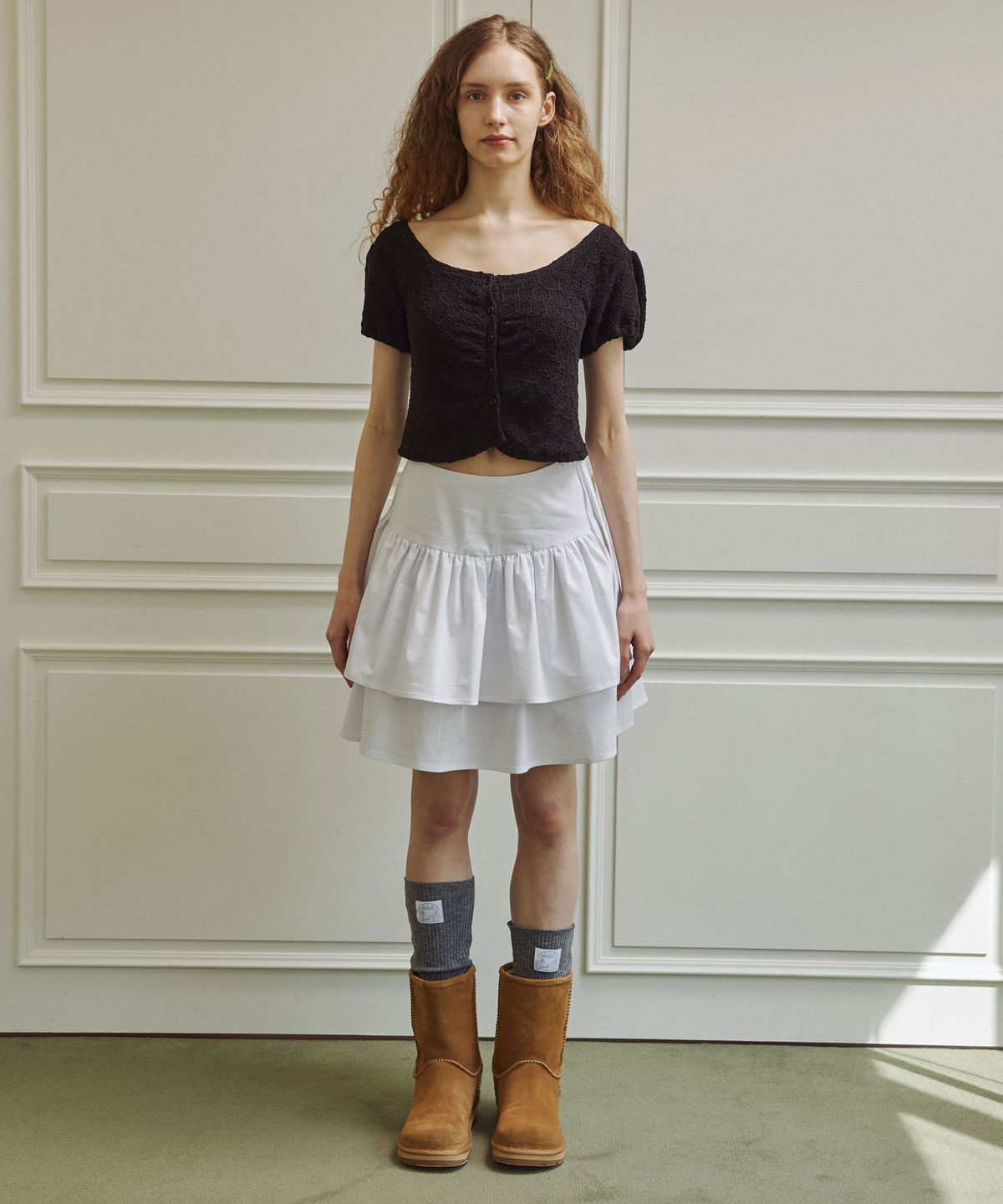 딜라이디(DELIDI) Bijou T-shirts (black)