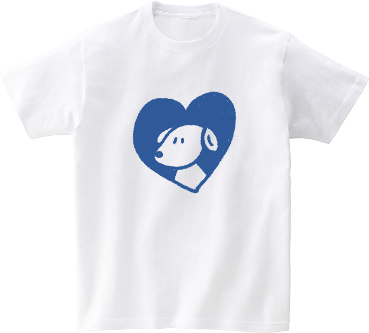 어썸어스(AWESOMEUS) (23SS)HEART DOG 반팔 티셔츠 화이트