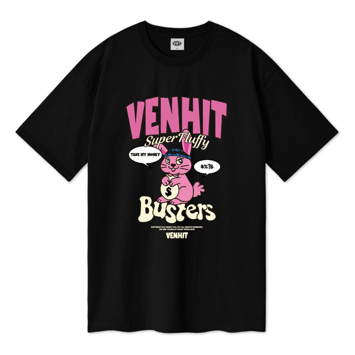 벤힛(VENHIT) BUSTERS 오버핏 반팔티