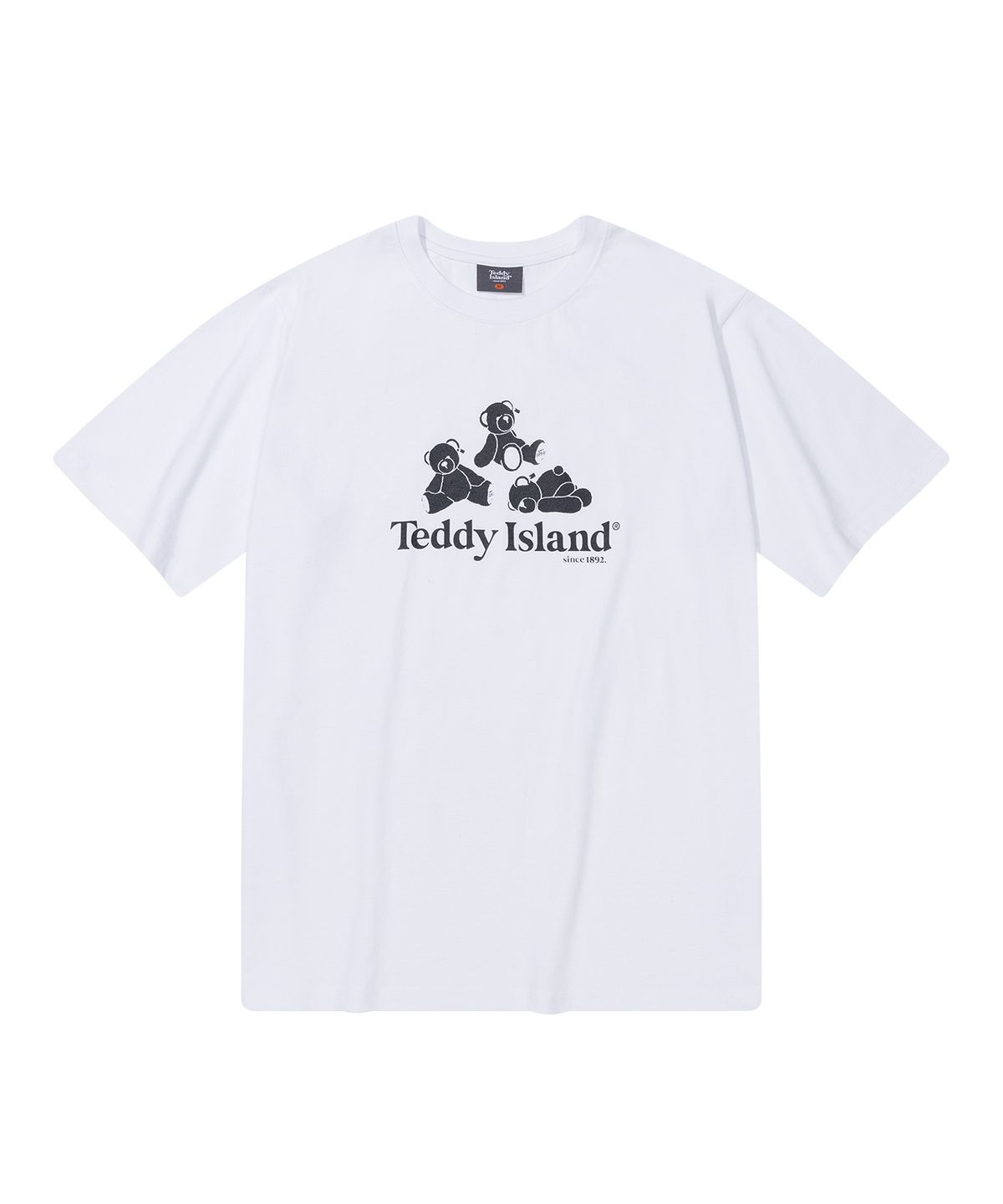 테디아일랜드(TEDDYISLAND) 쓰리테디 반팔 화이트
