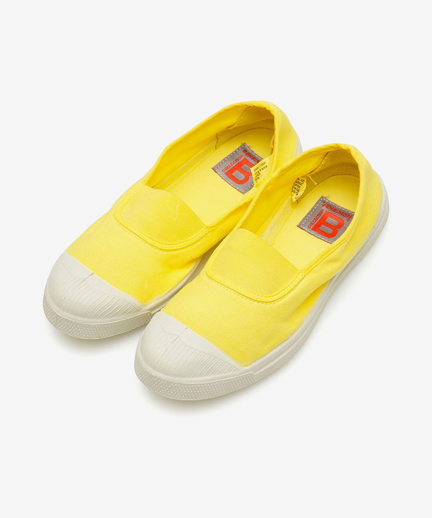 スニーカー [Insoles Included] Tennis Woman Elastique - Lemon MUSINSA | BENSIMON TENNIS WOMAN ELASTIQUE - LEMON