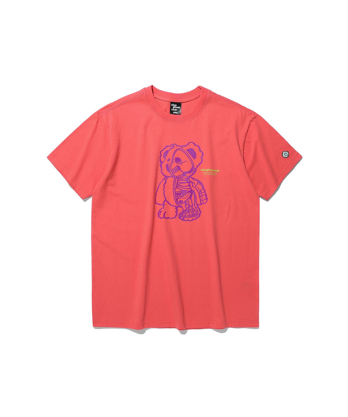 나이스고스트클럽(NICEGHOSTCLUB) NGC FIGURE BEAR TEE_PINK(NG2DMUT507A)