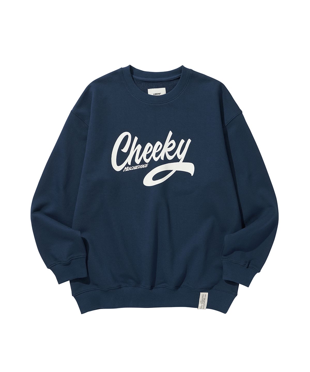 리베레(LIBERE) CHEEKY CREW SWEAT / NAVY
