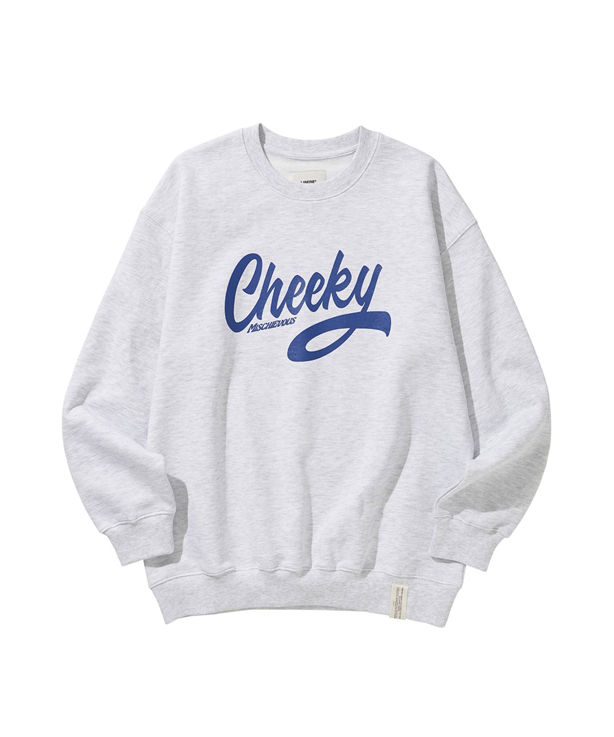 리베레(LIBERE) CHEEKY CREW SWEAT / GRAY
