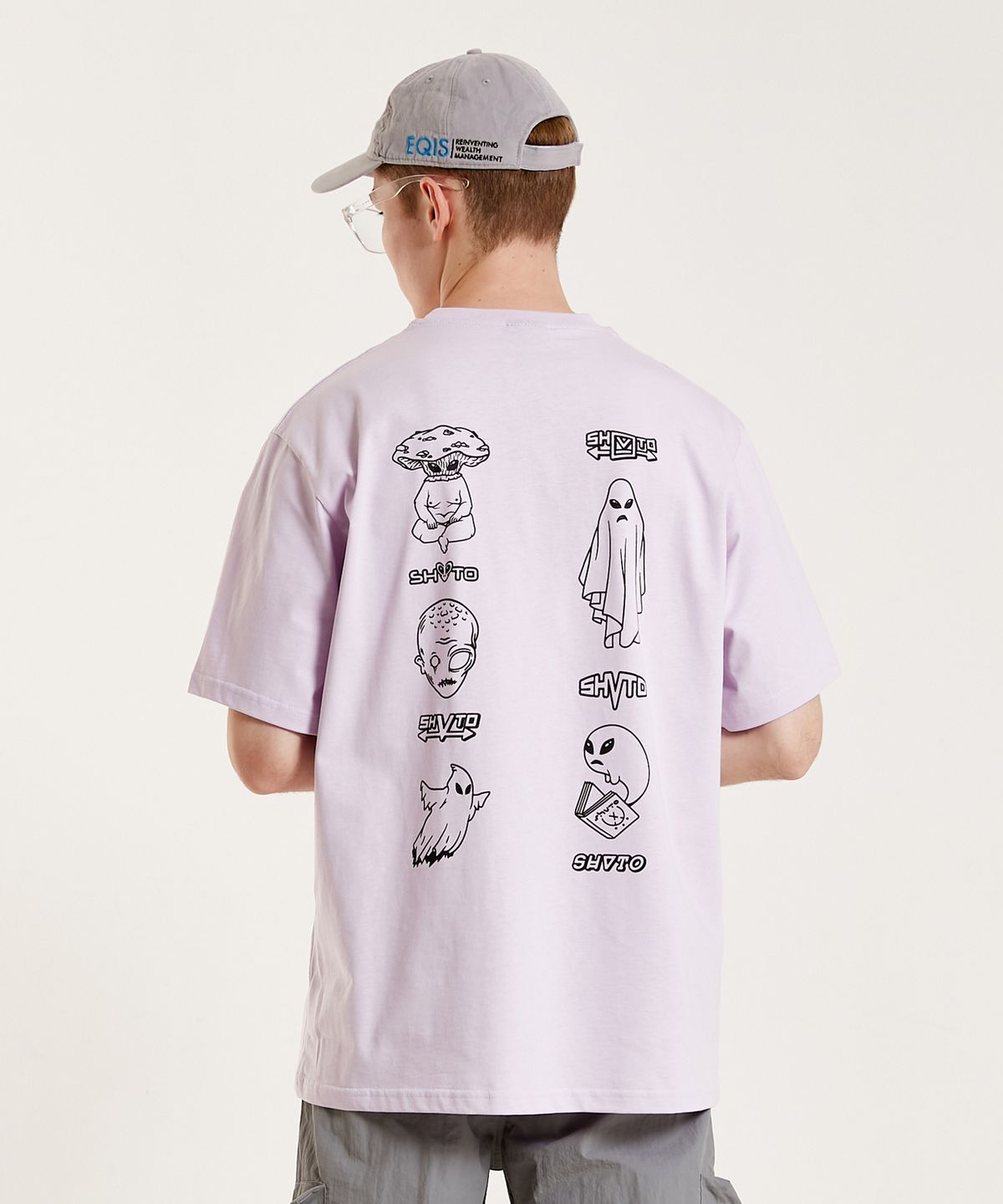 슈브토(SHVTO) Space ghost pink t-shirt