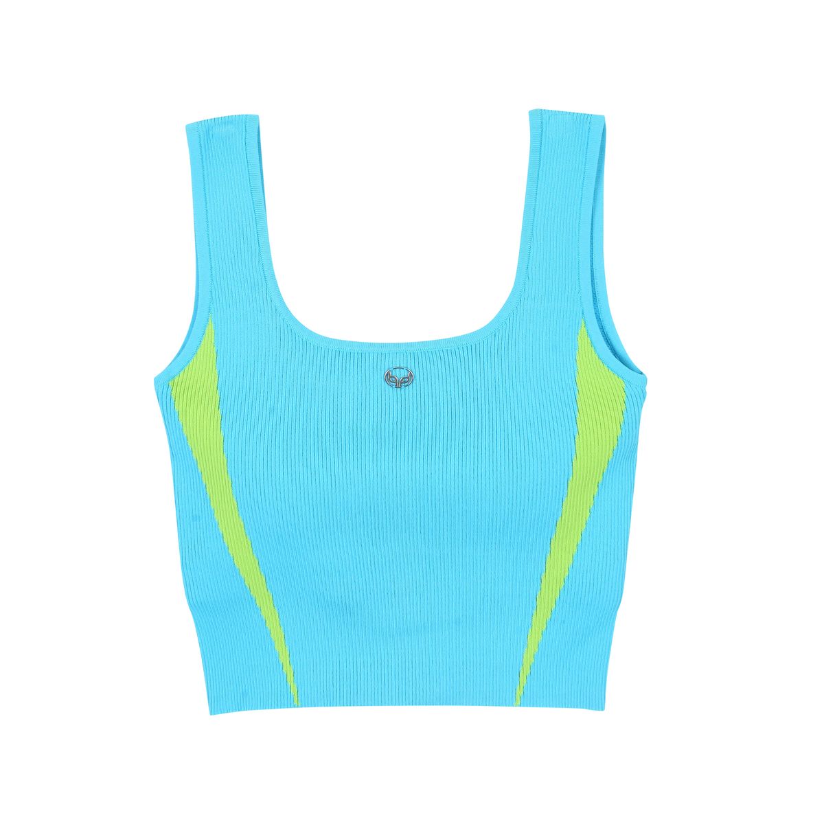 라라폭스(LALAFOX) LINE KNIT BRA TOP BLUE BP2BR005