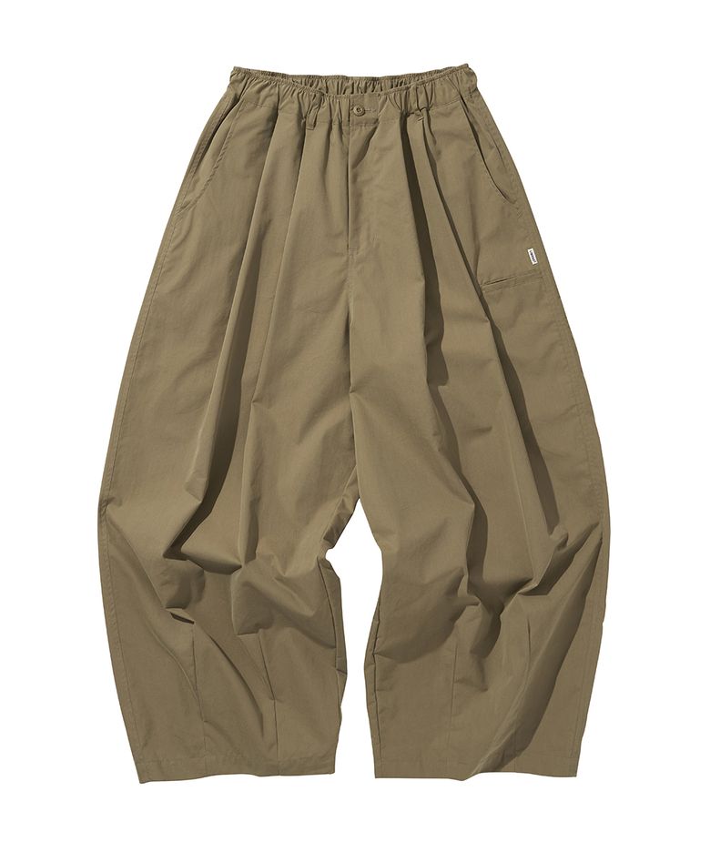 WIDE EASY BALLOON PANTS / OLIVE KHAKI