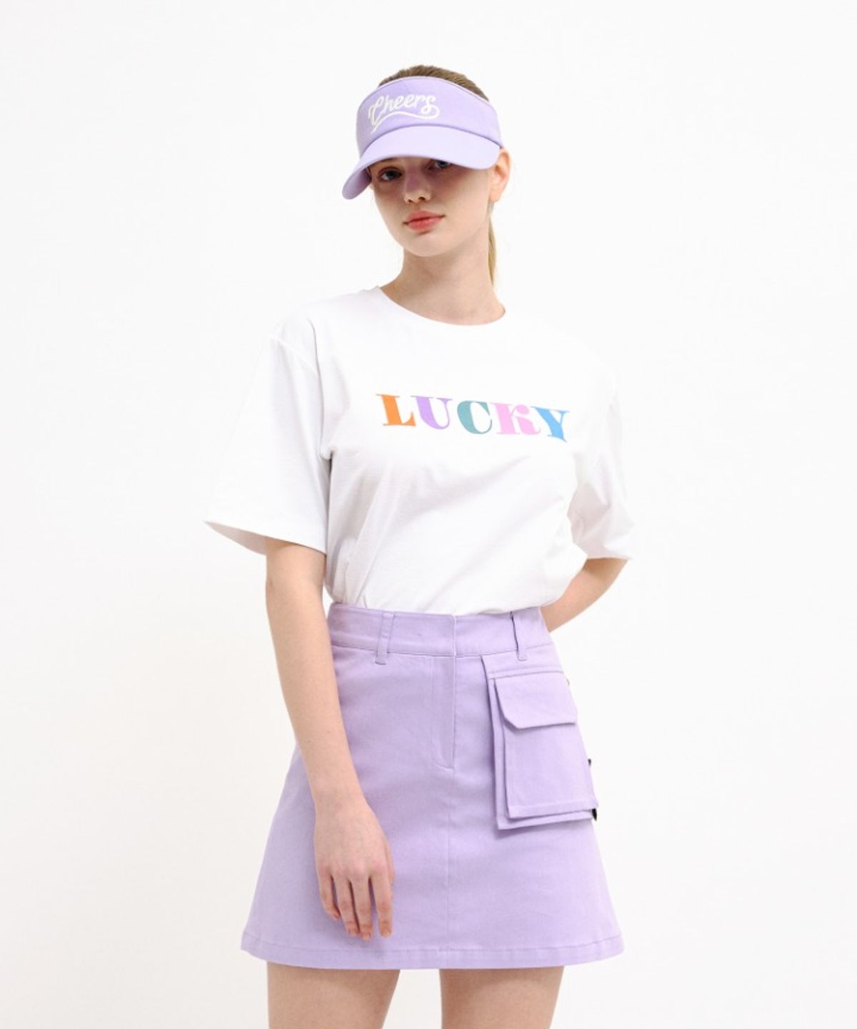 랑트(RANGT) Pocket Skirt-Lavender